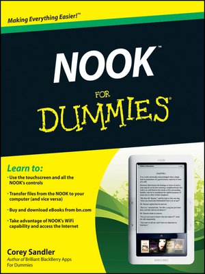 cover image of NOOK For Dummies